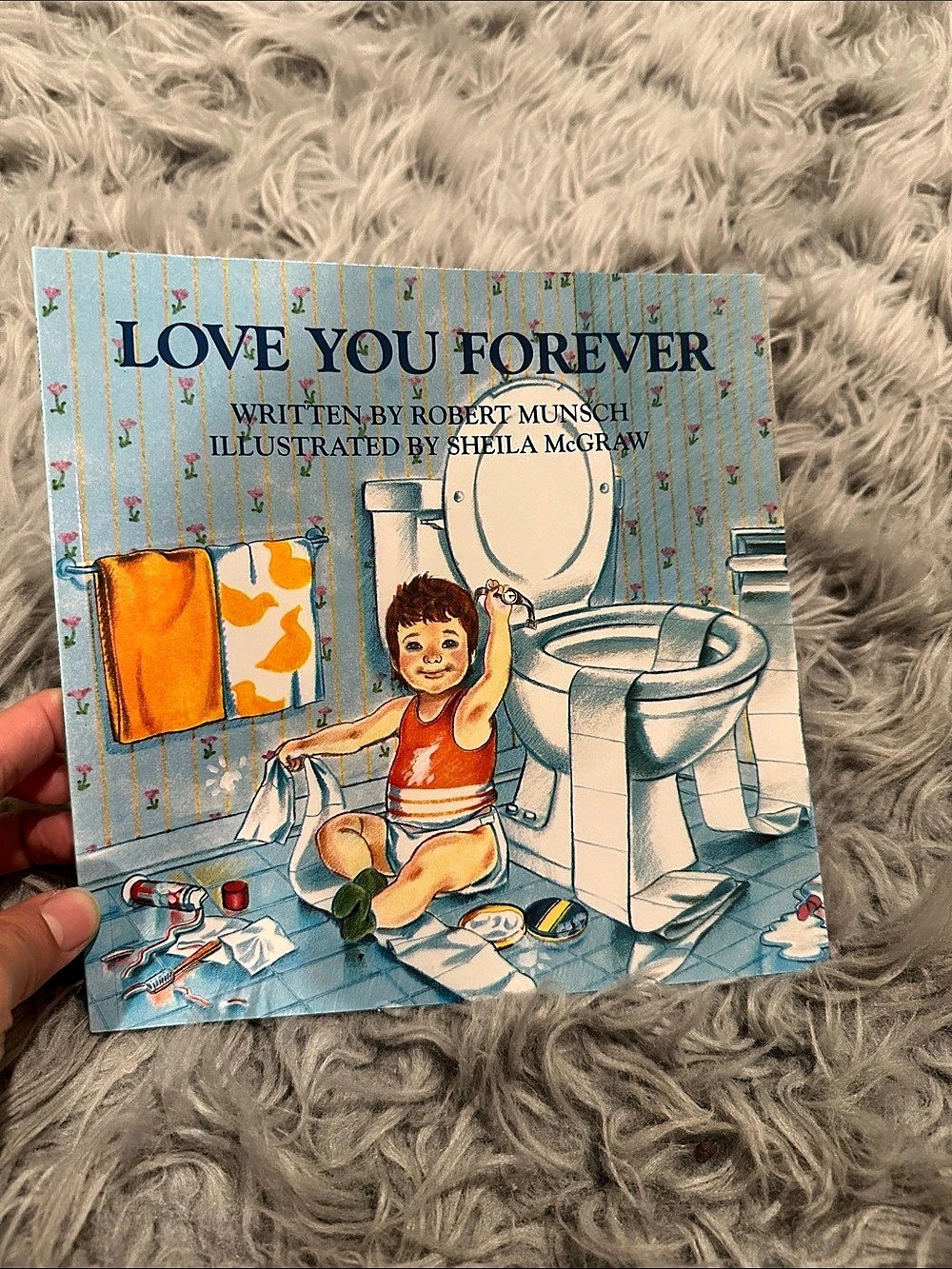 Firefly Books Love You Forever Children's Book Blue & Orange